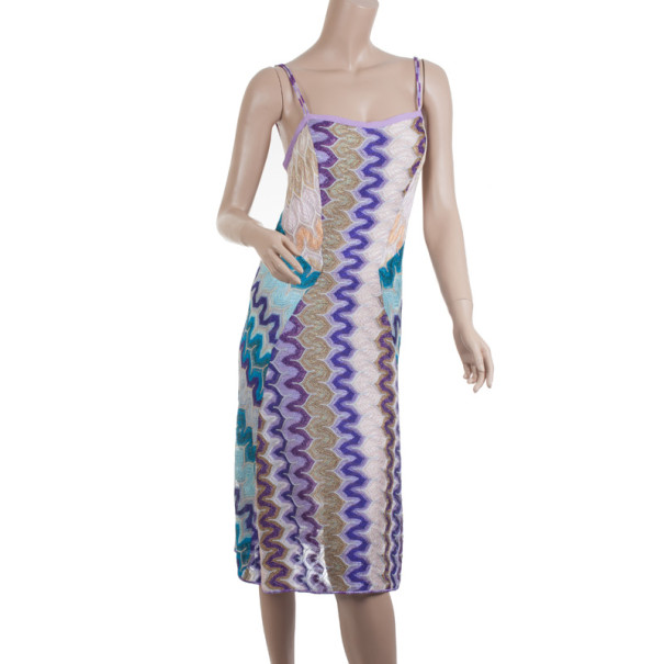 Purple Metallic Dress