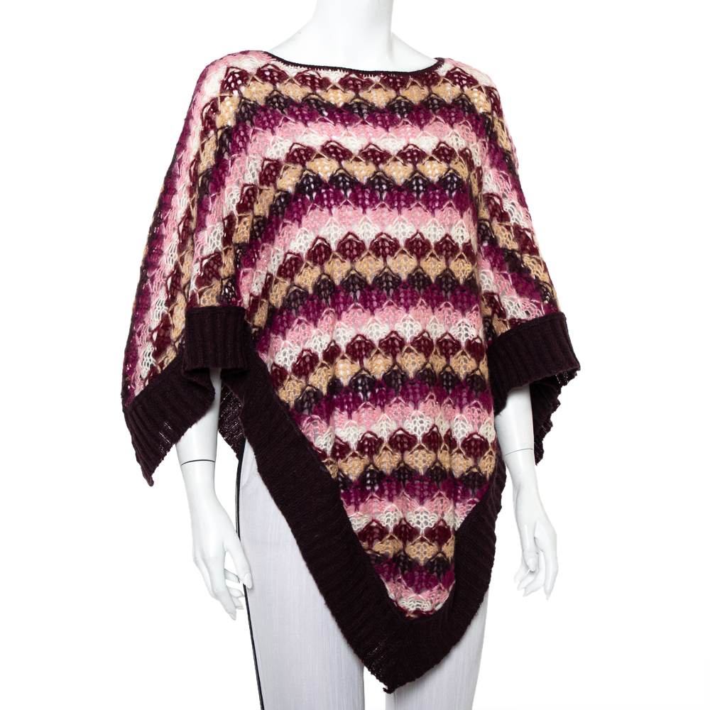 

Missoni Purple Mohair Poncho