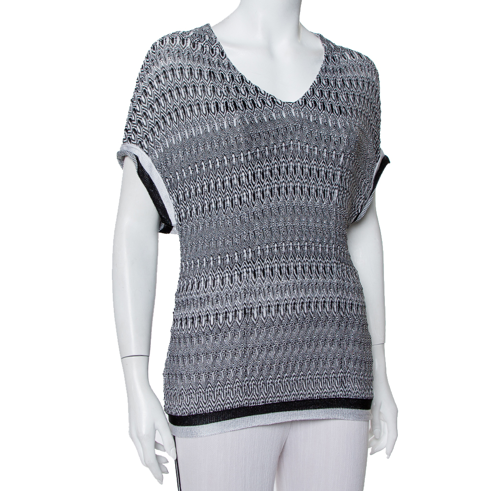 

Missoni Monochrome Knit Top, Black