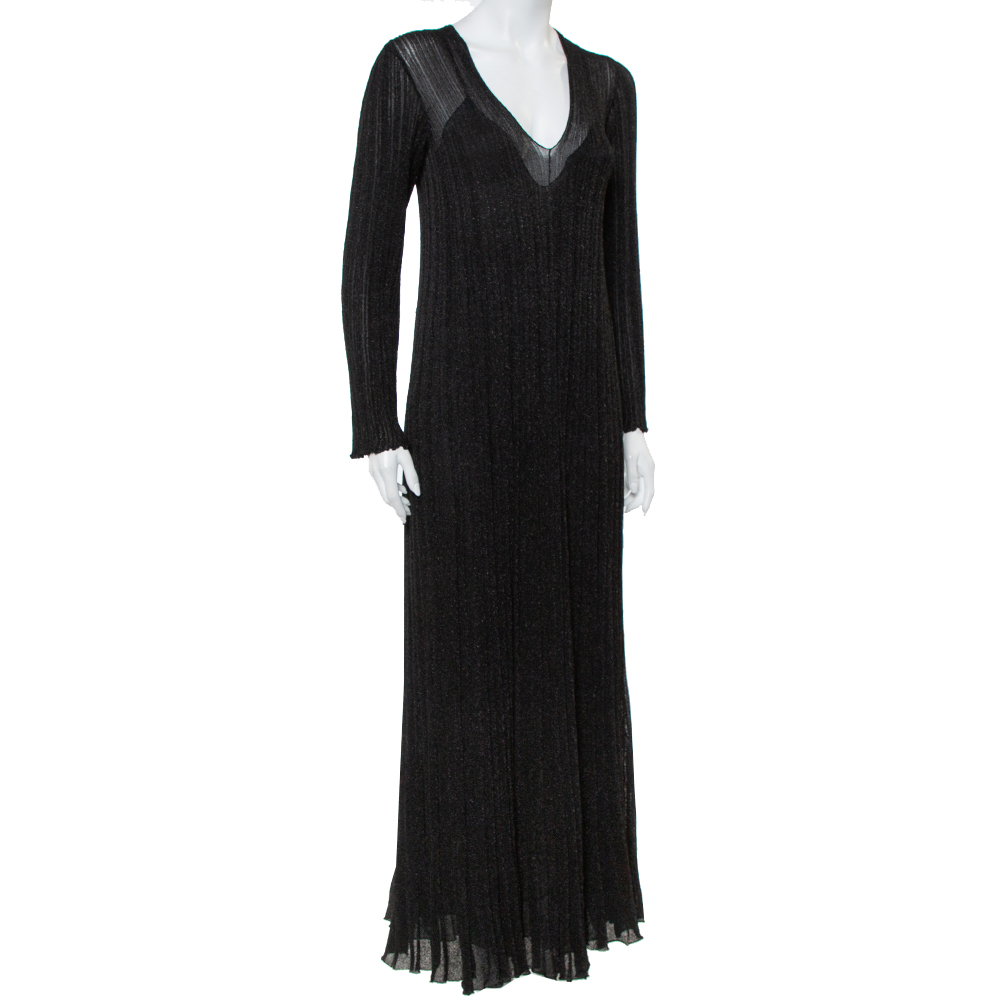 

Missoni Black Lurex Knit Maxi Dress