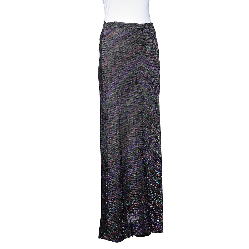 

Missoni Multicolored Knit Maxi Skirt, Multicolor