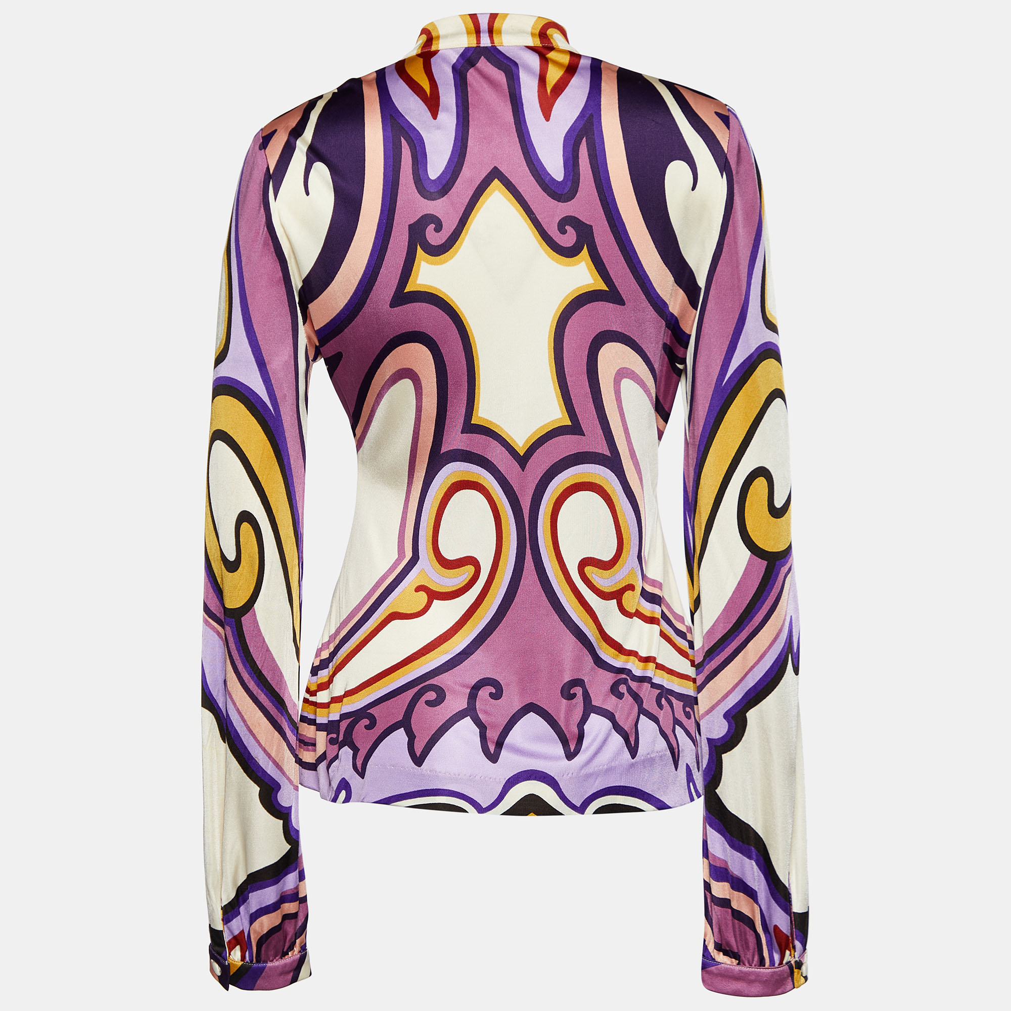 

Missoni Multicolor Printed Jersey Long Sleeve Top