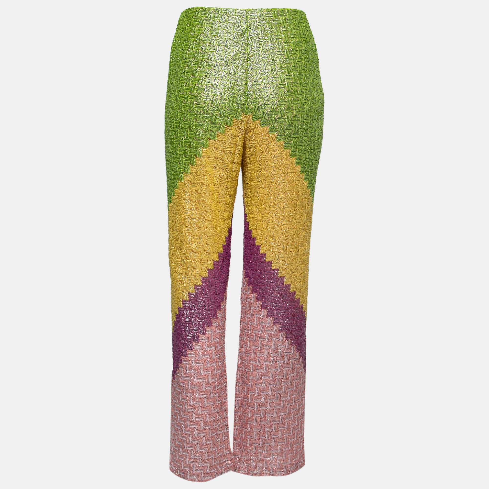 

Missoni Multicolor Patterned Lurex-Knit Pants