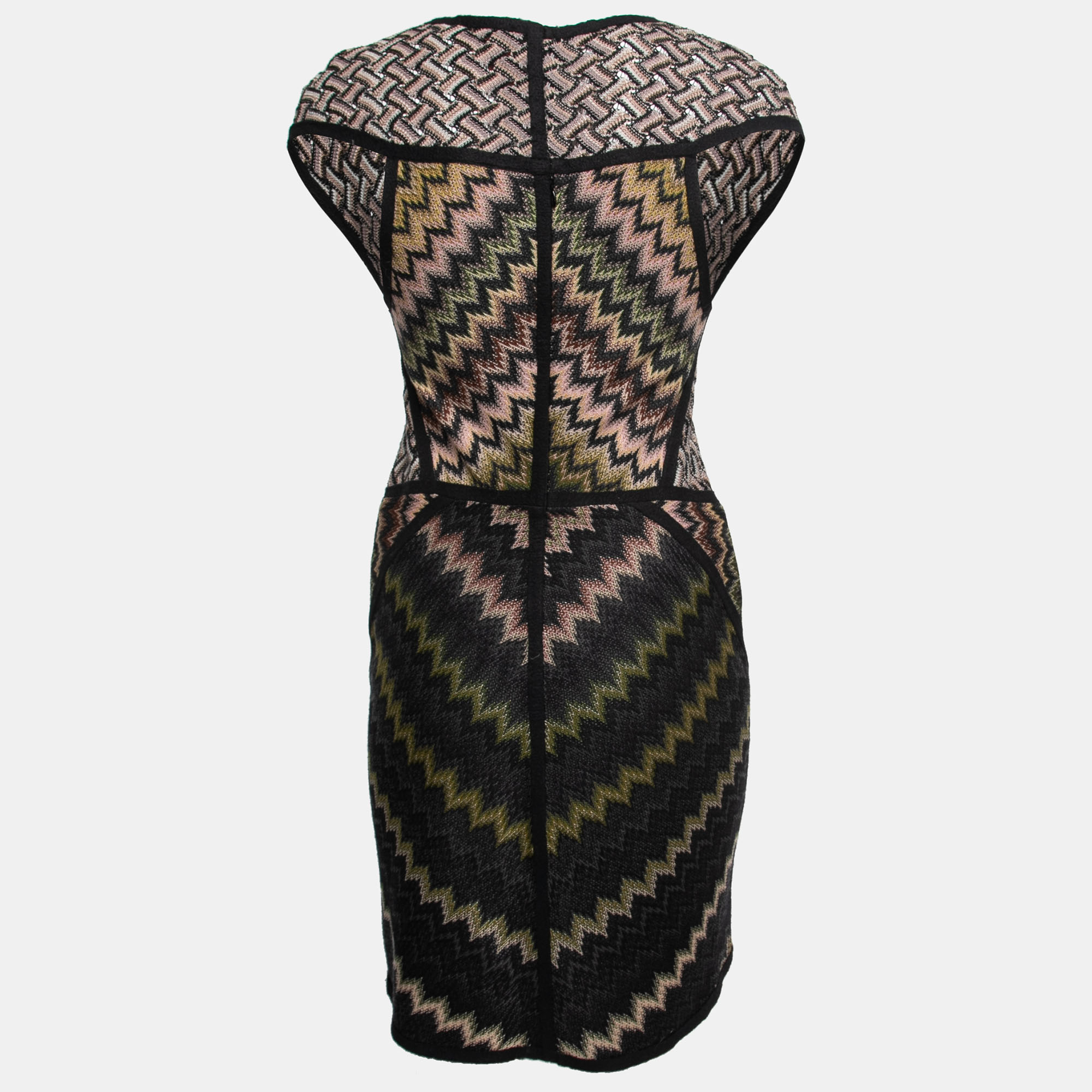 

Missoni Multicolor Patterned Wool Knee-Length Dress