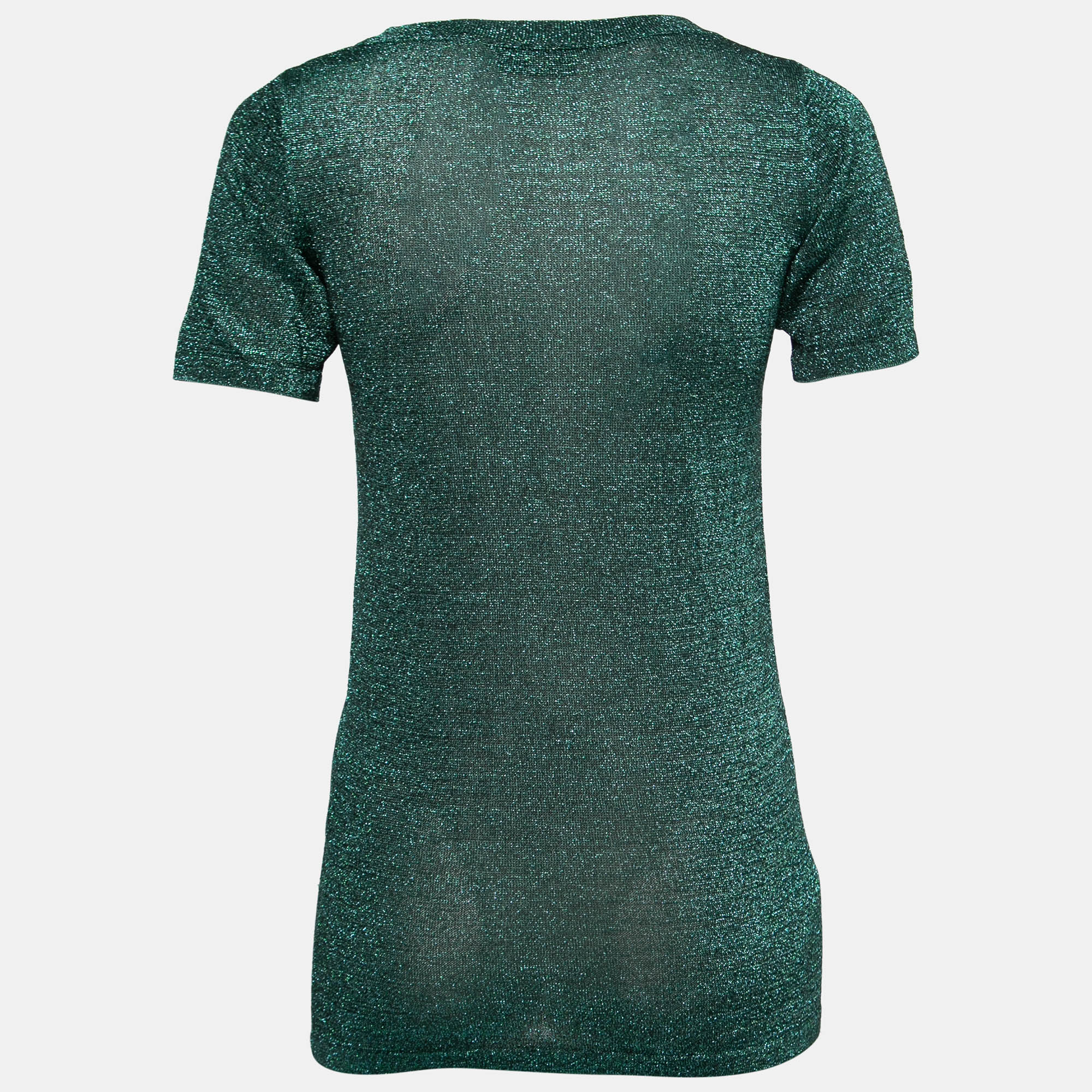 

Missoni Green Lurex Knit T-Shirt