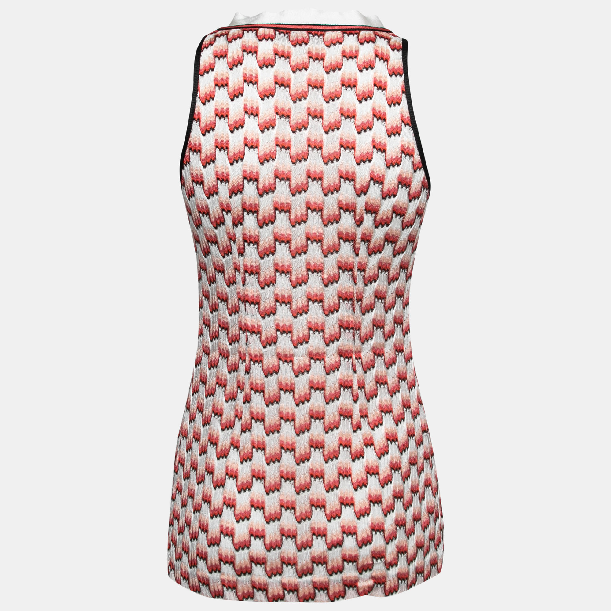 

Missoni Multicolor Patterned Knit Sleeveless Top