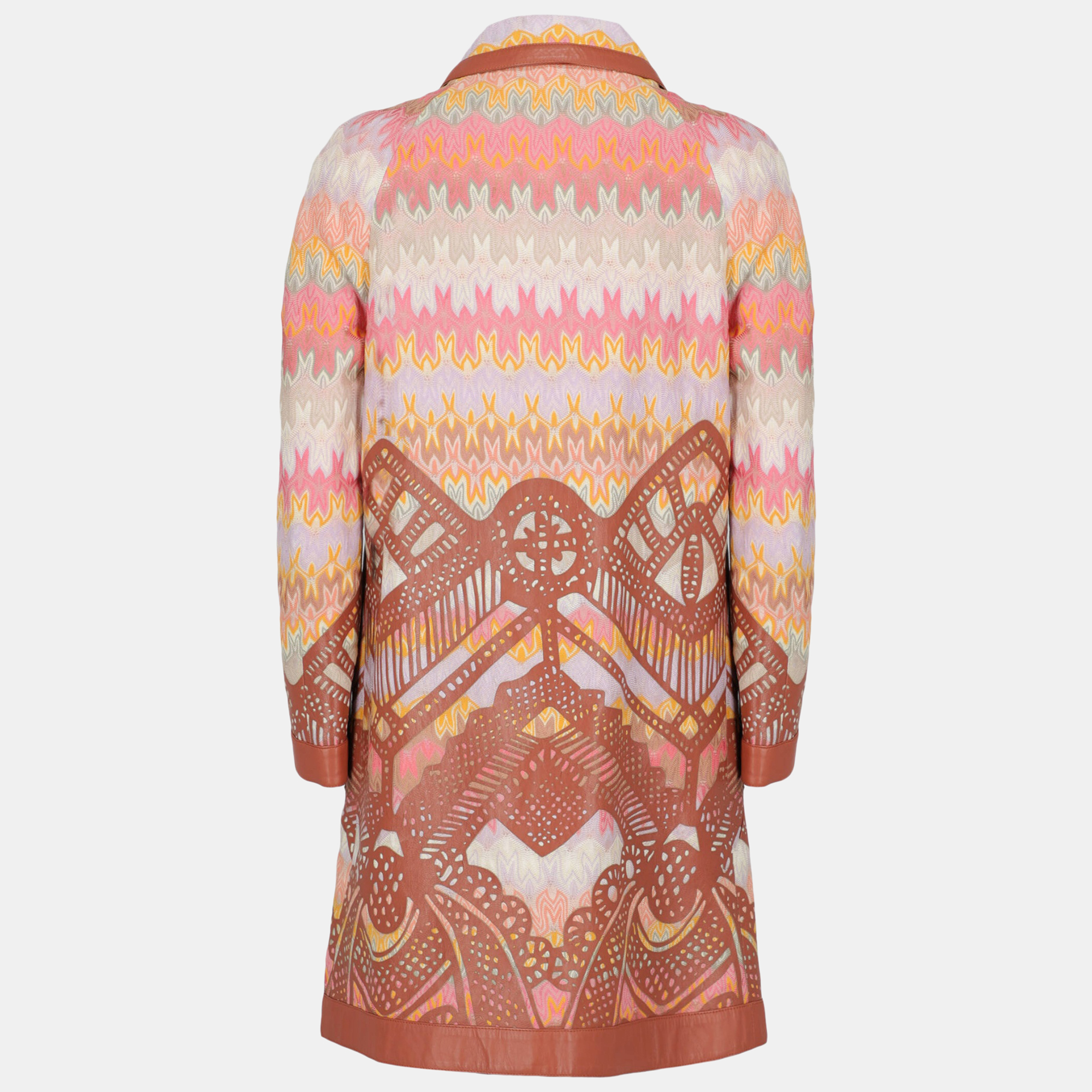 

Missoni Women' Synthetic Fibers Single Breasted Coat - Multicolor