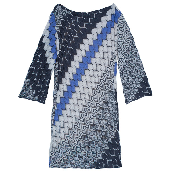 Missoni Zig-Zag Print Knit Dress M