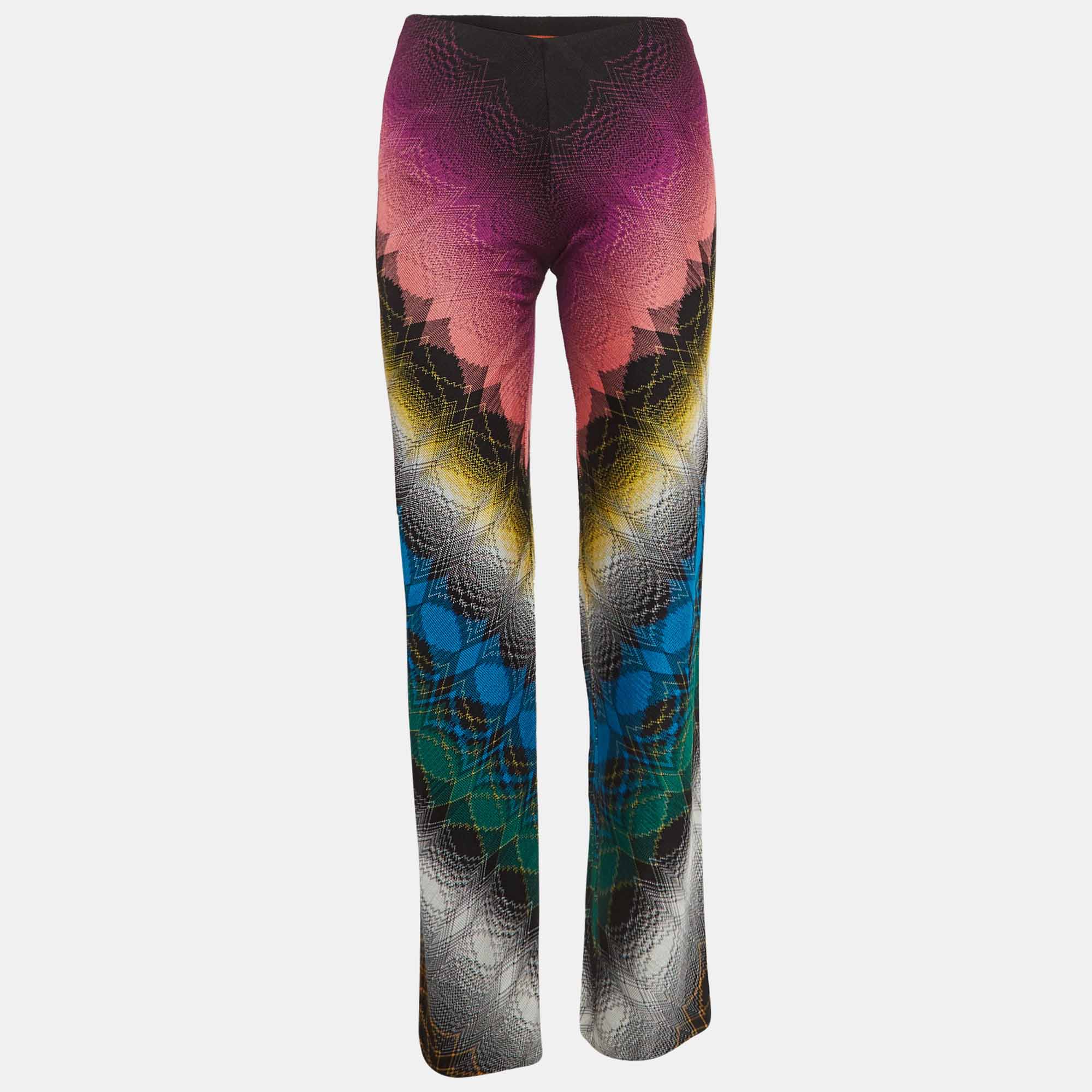 

Missoni Multicolor Patterned Knit Pants