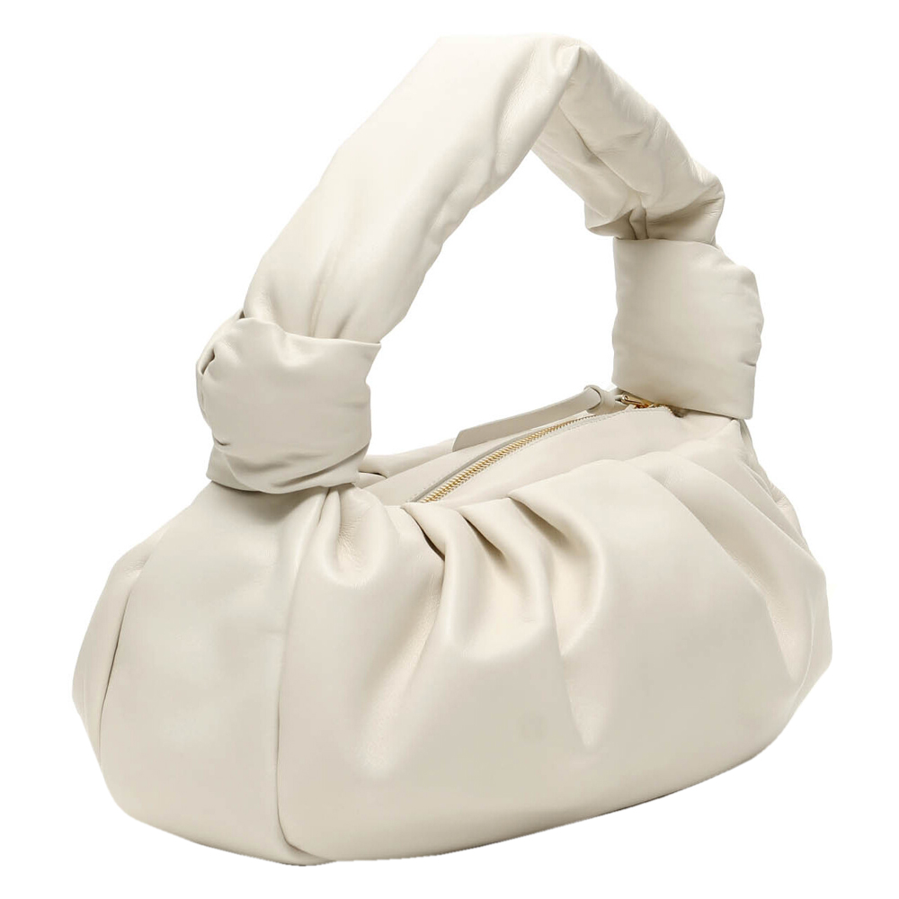 

Miu Miu White Leather 2 Knot Nappa Bag