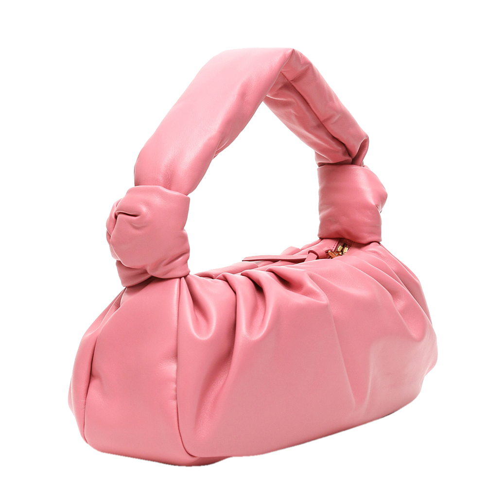 

Miu Miu Pink Leather 2 Knot Nappa Clutch Bag