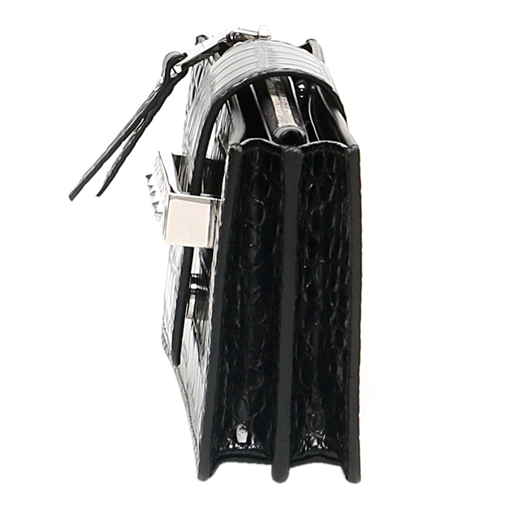 

Miu Miu Black Leather Crystal Mini Shoulder Bag