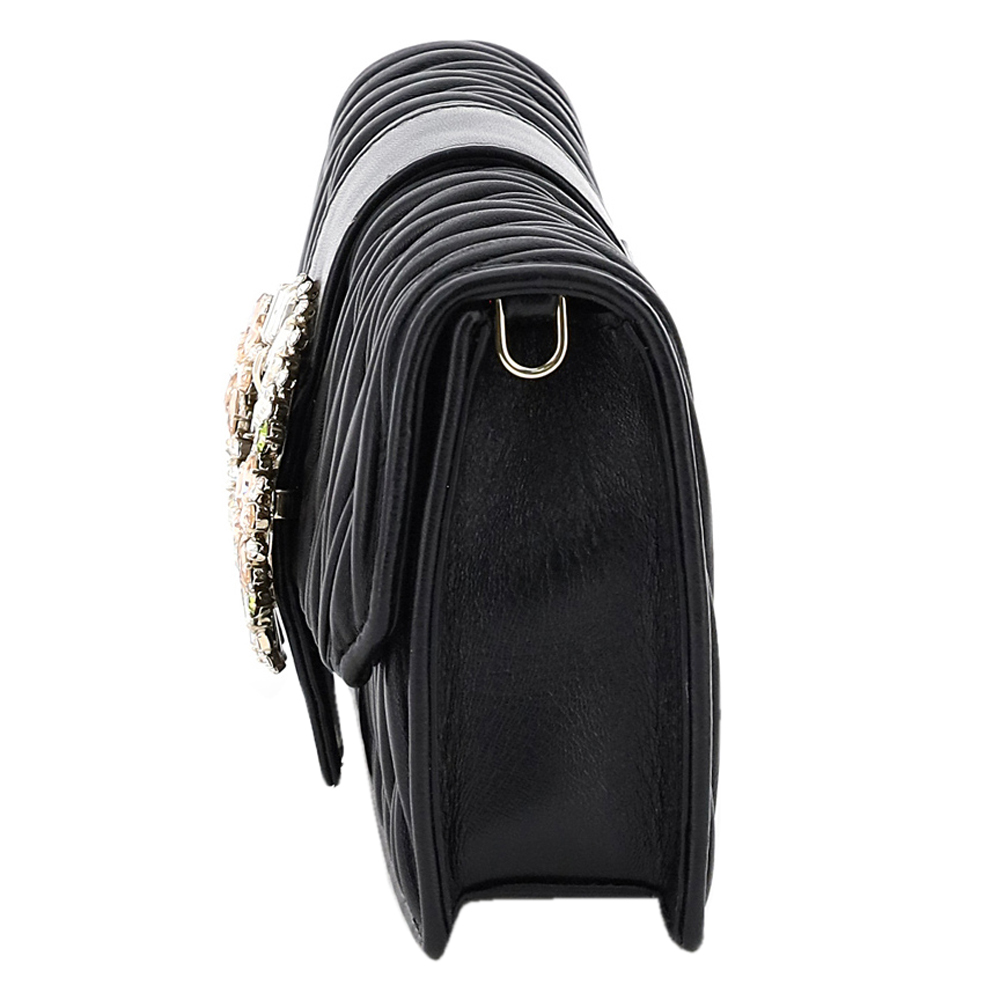 

Miu Miu Black Leather My Miu Clutch Bag