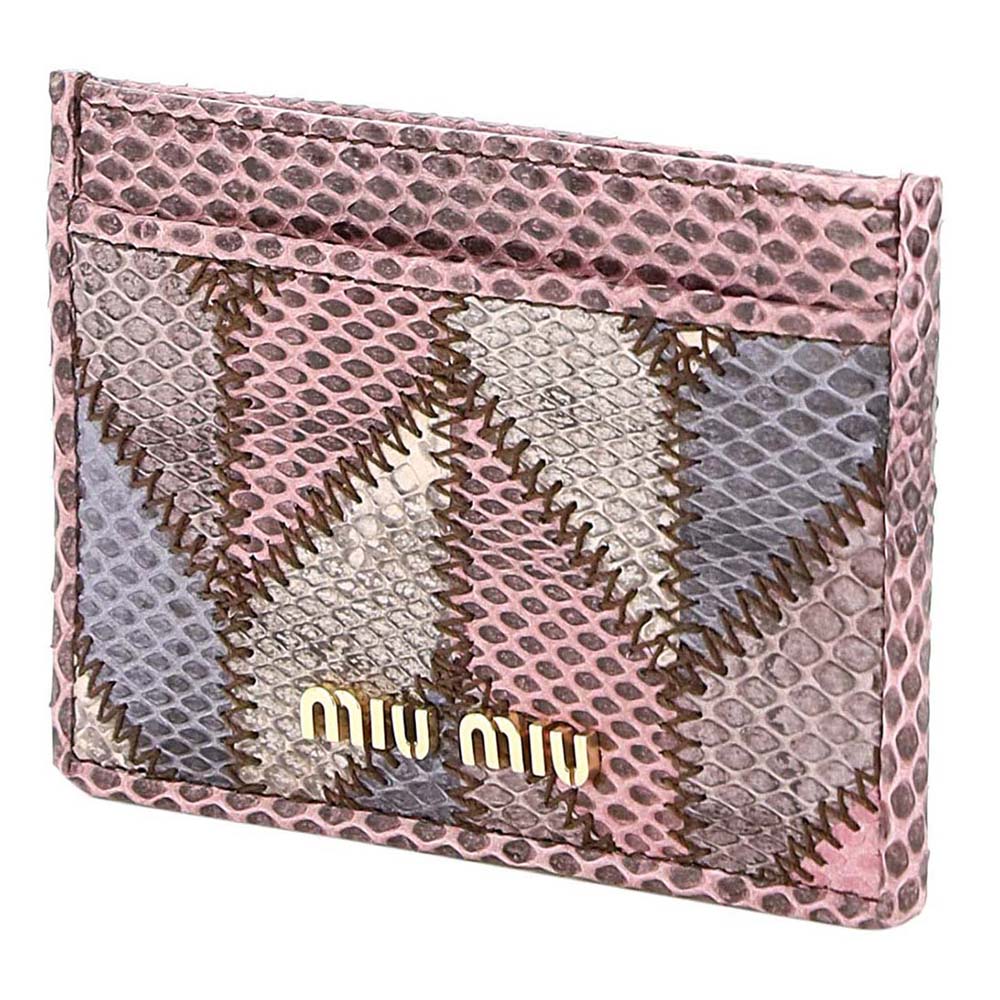 

Miu Miu Multicolor Leather Ayers Card Holder