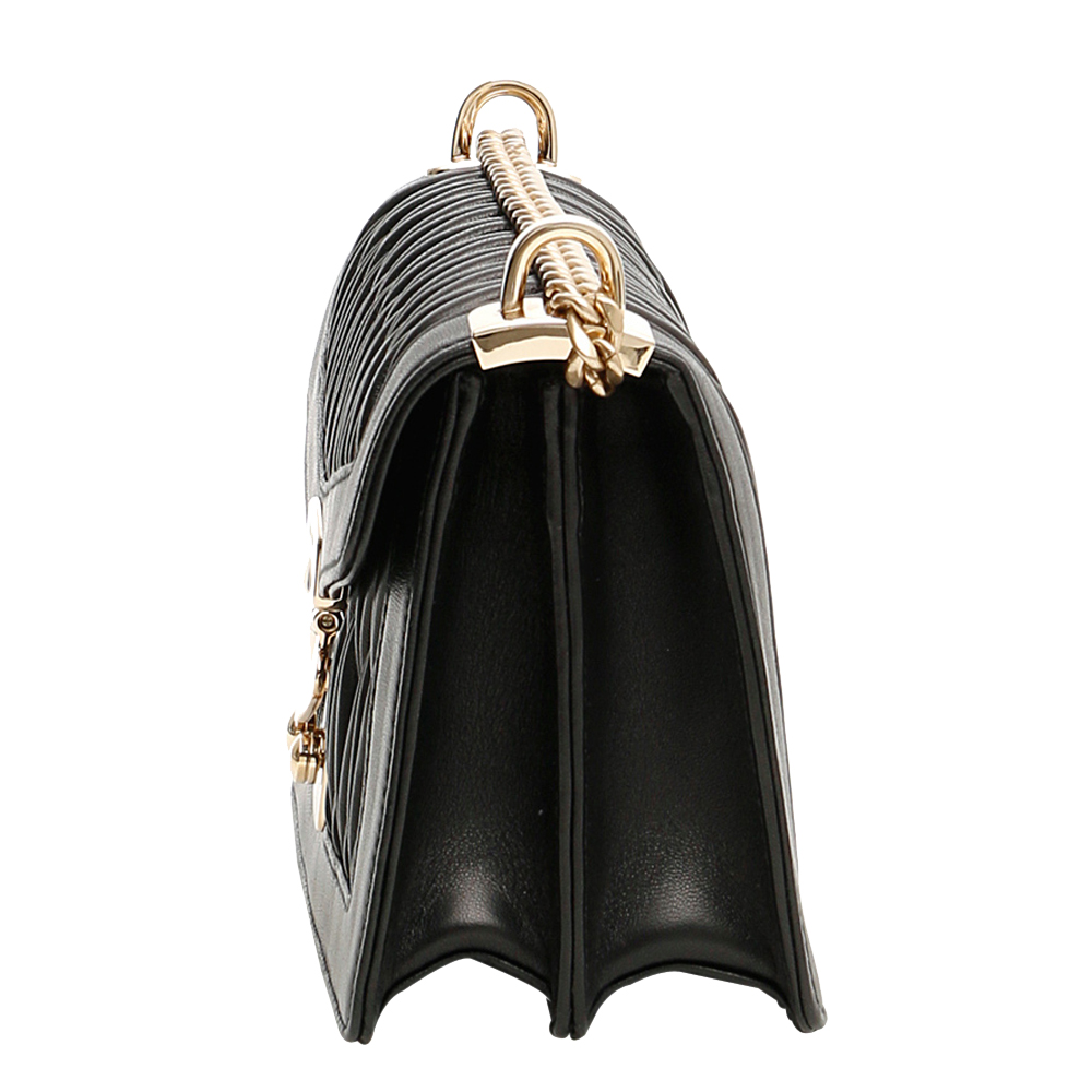 

Miu Miu Black Medium Leather Confidential Shoulder Bag