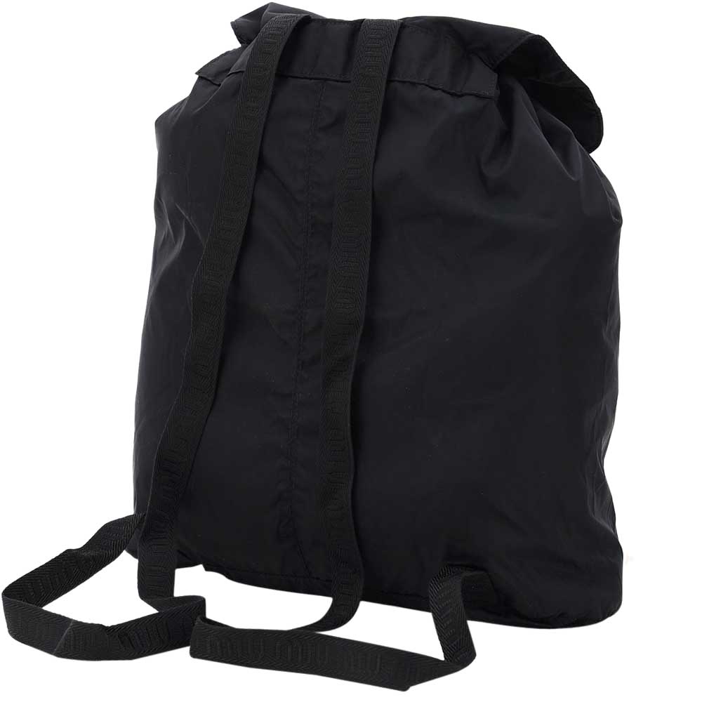 

Miu Miu Black Nylon Logo Backpack