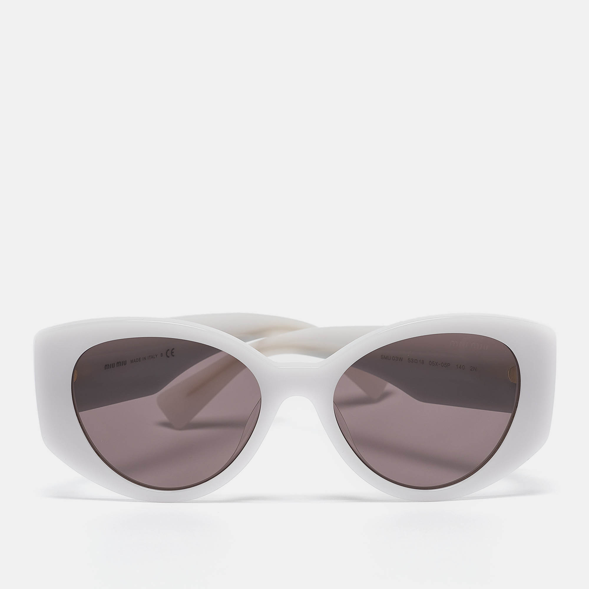 

Miu Miu Light Grey/Black Gradient SMU03W Cat Eye Sunglasses