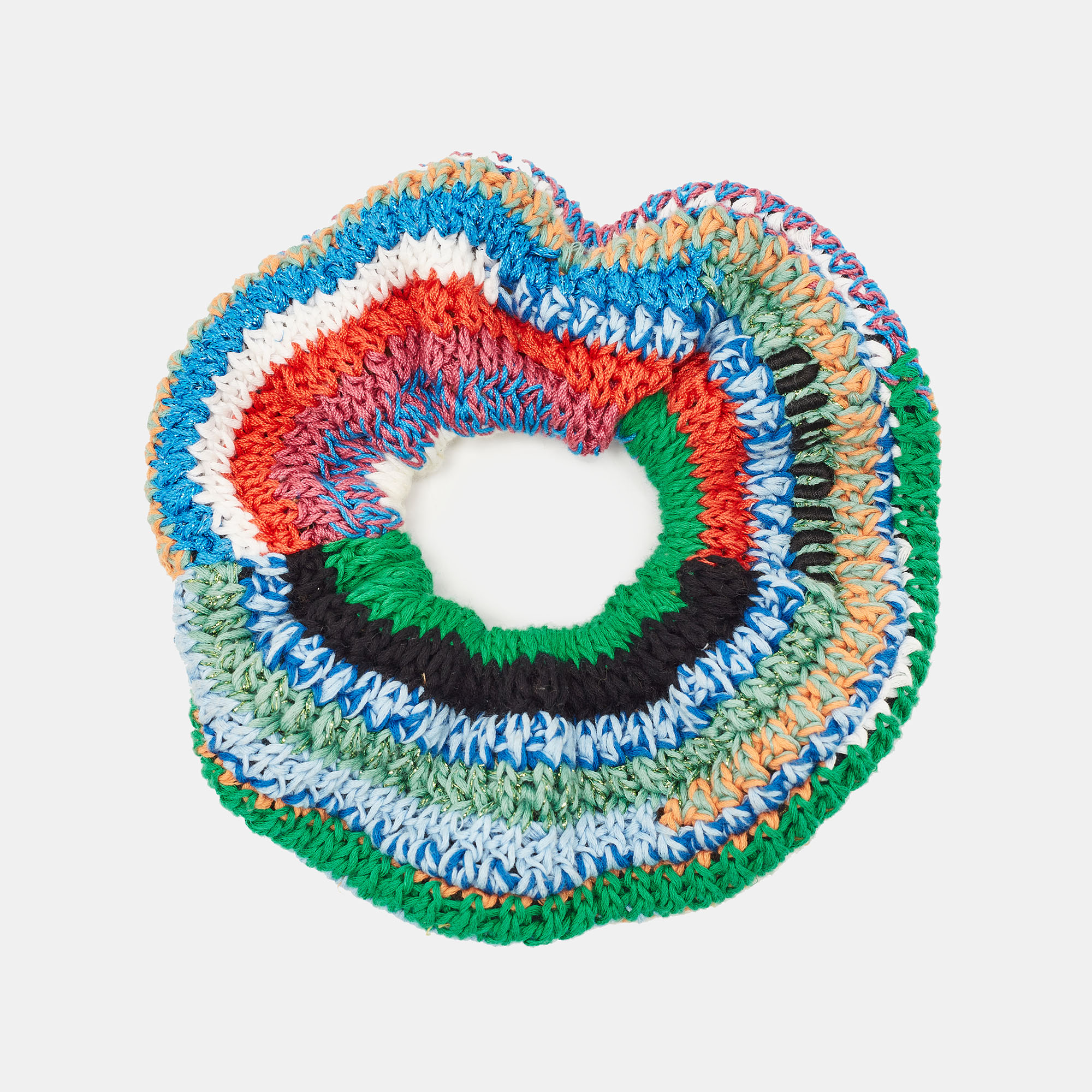 

Miu Miu Multicolor Crochet Scrunchie