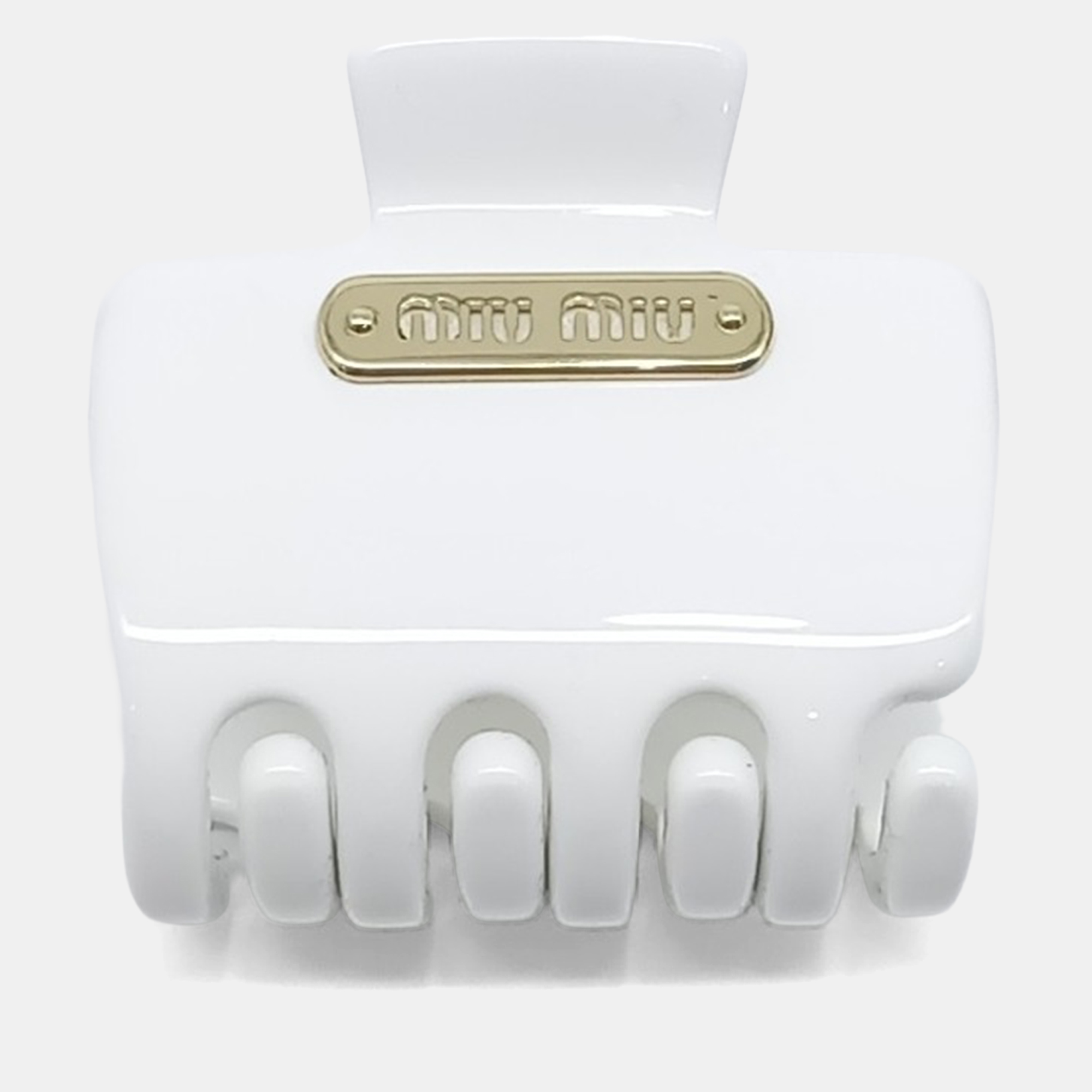 

Miu Miu hair clip, White