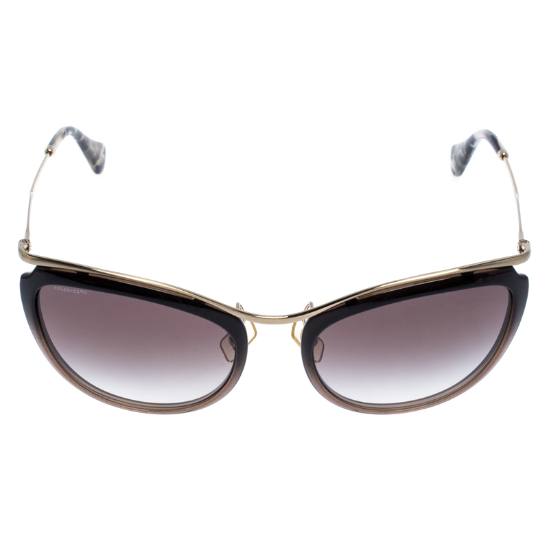 

Miu Miu Ombre/ Grey Gradient SMU 51P Cat Eye Sunglasses