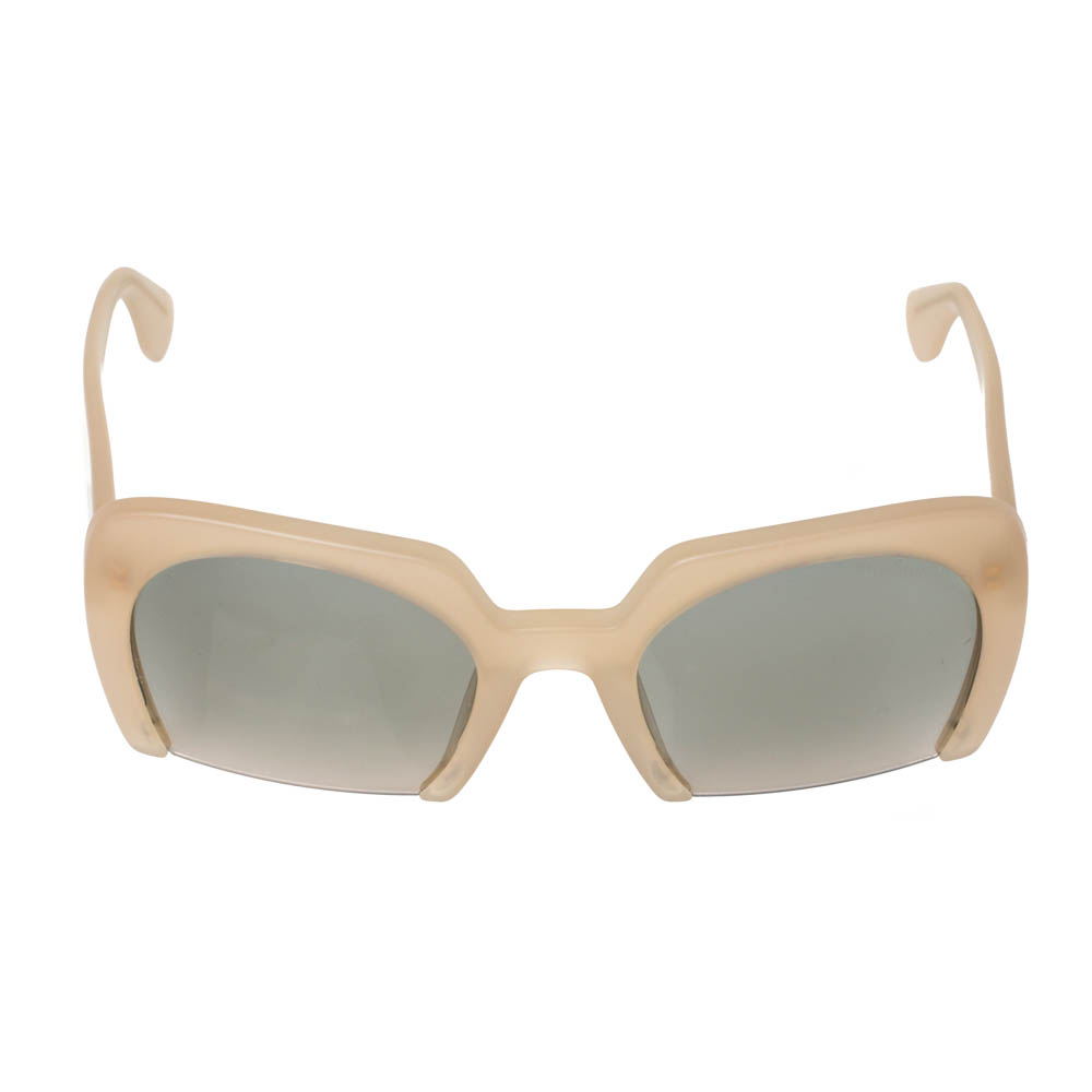 

Miu Miu Sand /Green Gradient SMU06Q Rasoir Square Sunglasses