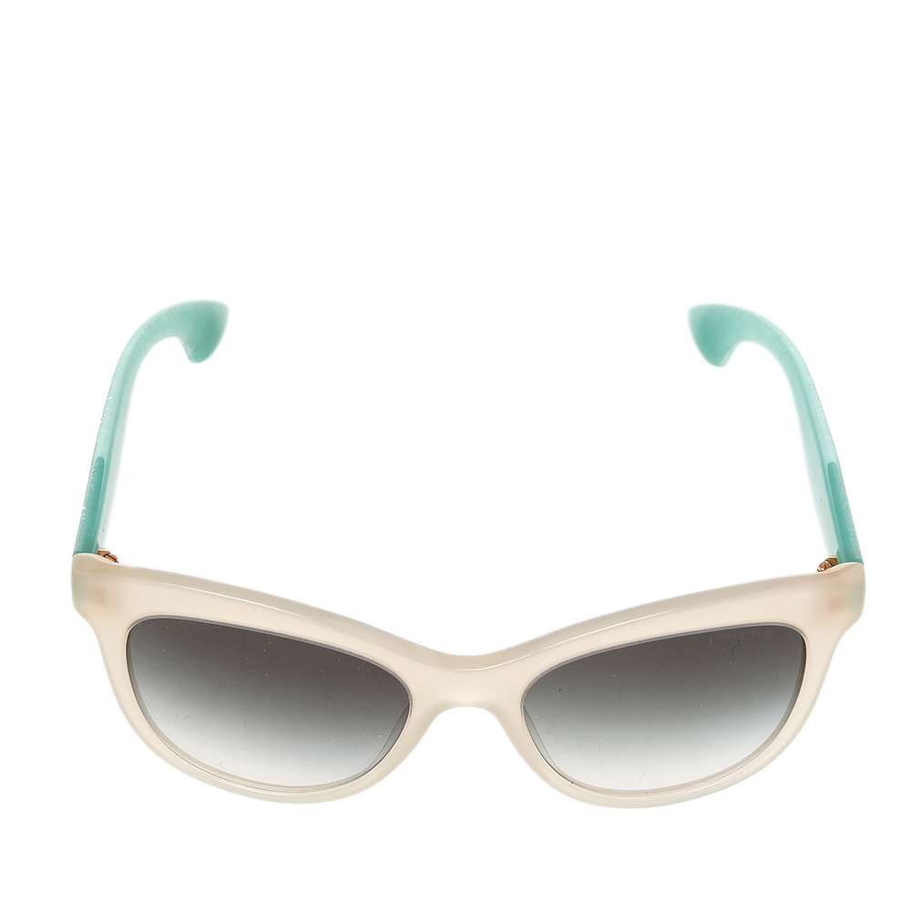 

Miu Miu Green/Grey Gradient SMU10P Wayfarer Sunglasses