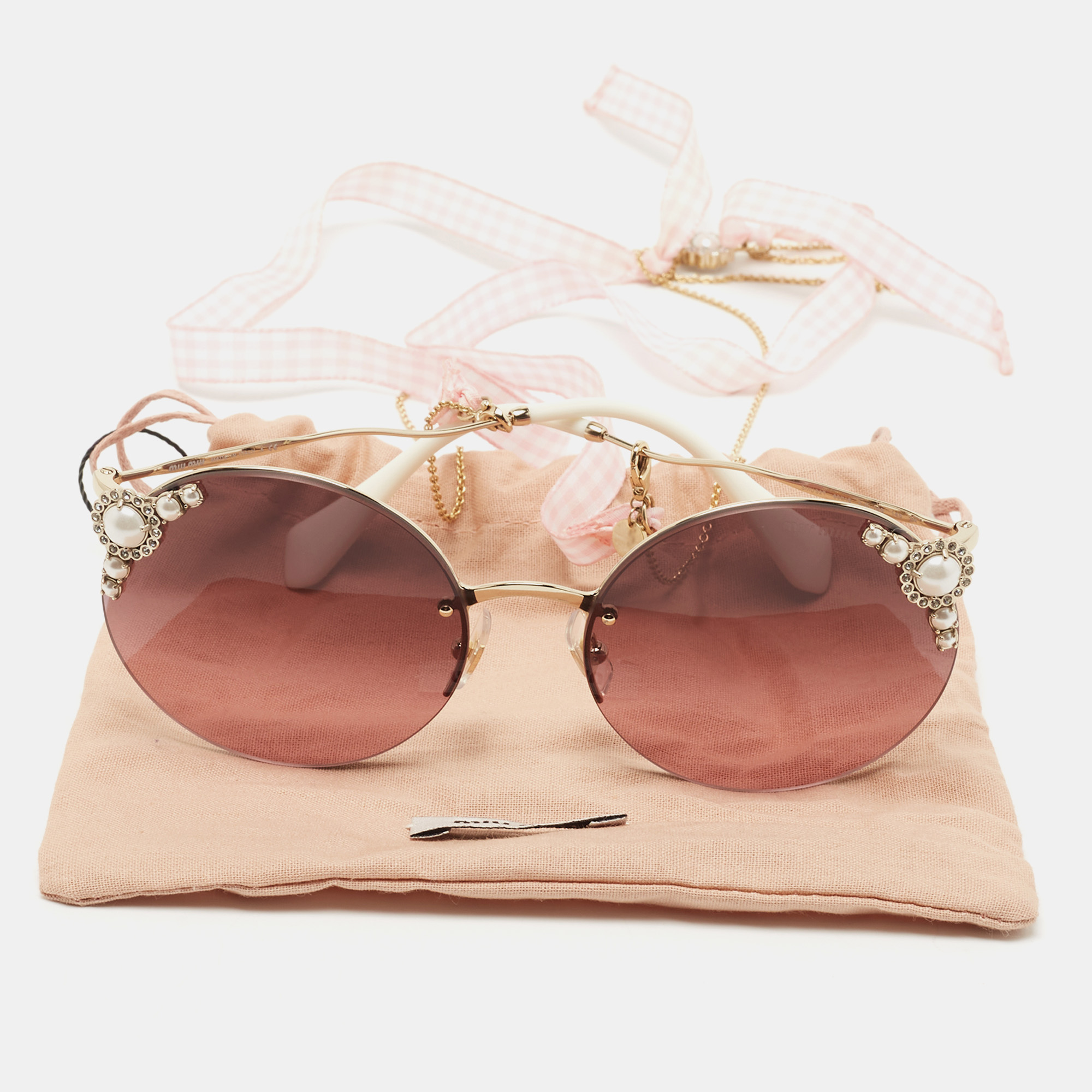 Miu miu sunglasses outlet pearl