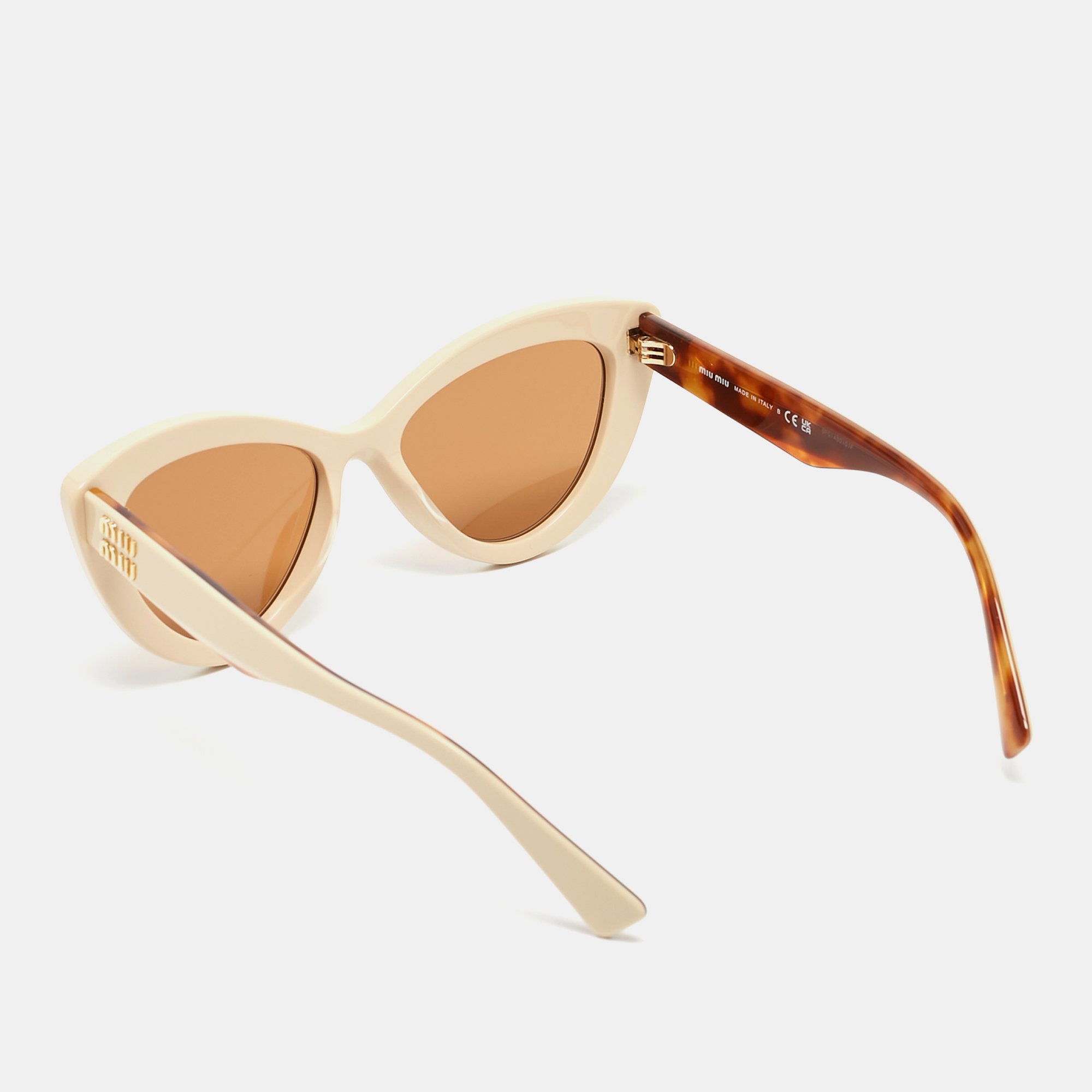 

Miu Miu Brown SMU04Y Cat Eye Sunglasses