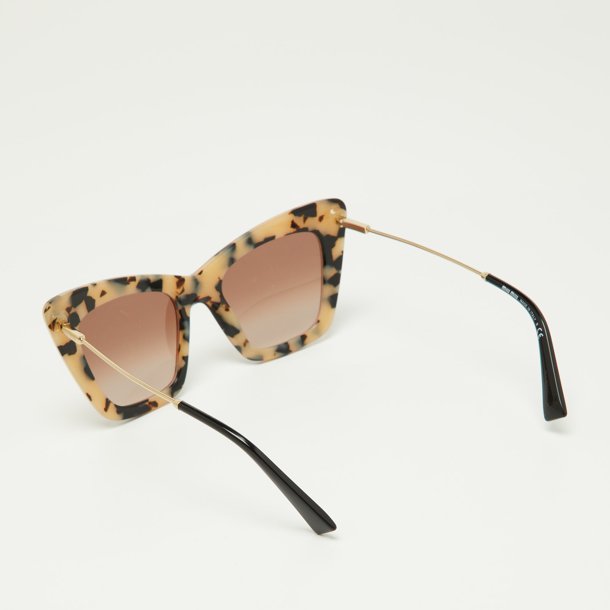 

Miu Miu Havana Pink/Brown Gradient SMU01W Cat-Eye Sunglasses