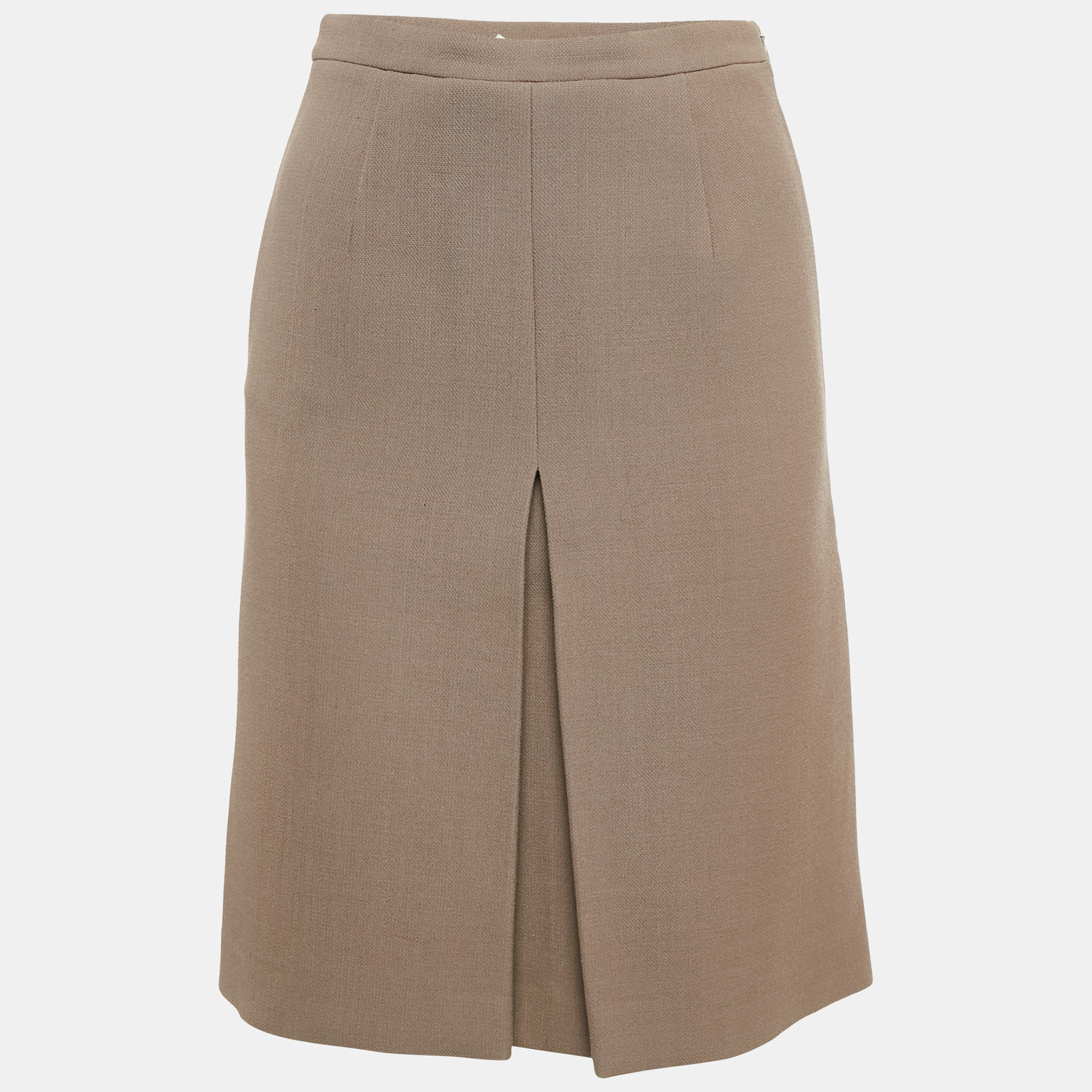 

Miu Miu Brown Textured Wool Pencil Skirt S