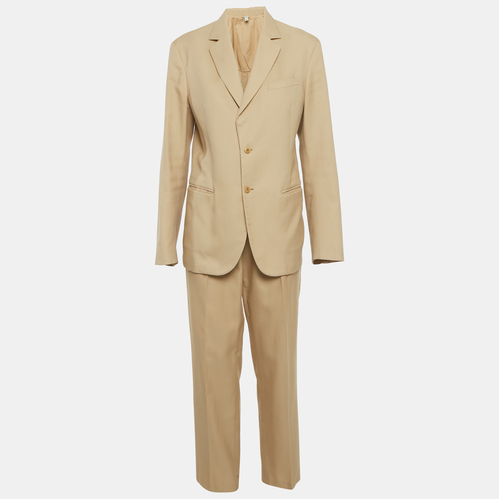 

Miu Miu Beige Patterned Wool Tailored Suit L