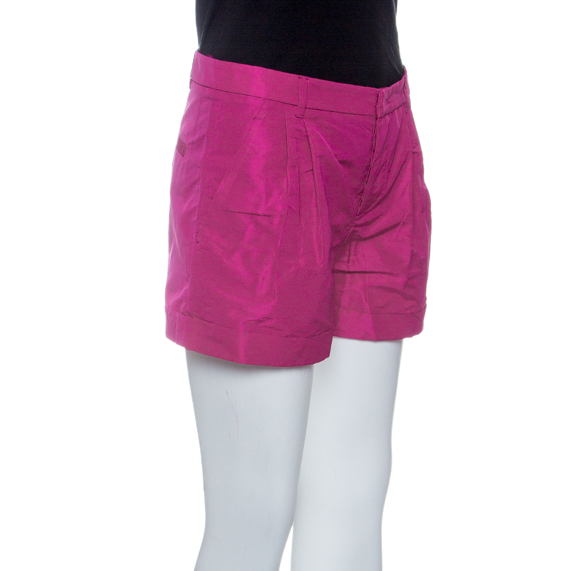 

Miu Miu Hot Pink Mini Shorts