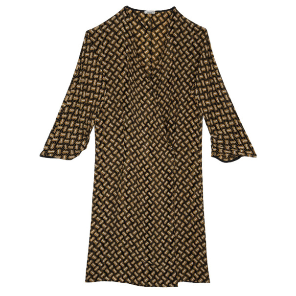 Miu Miu Printed Wrap Dress M