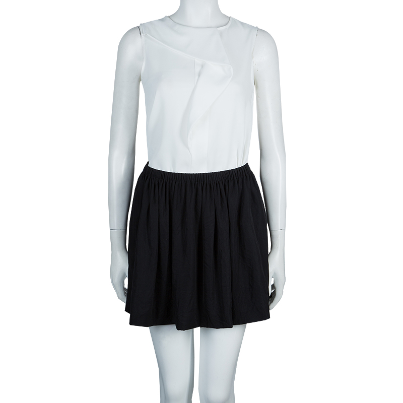 

Miu Miu Black Gathered Mini Skirt
