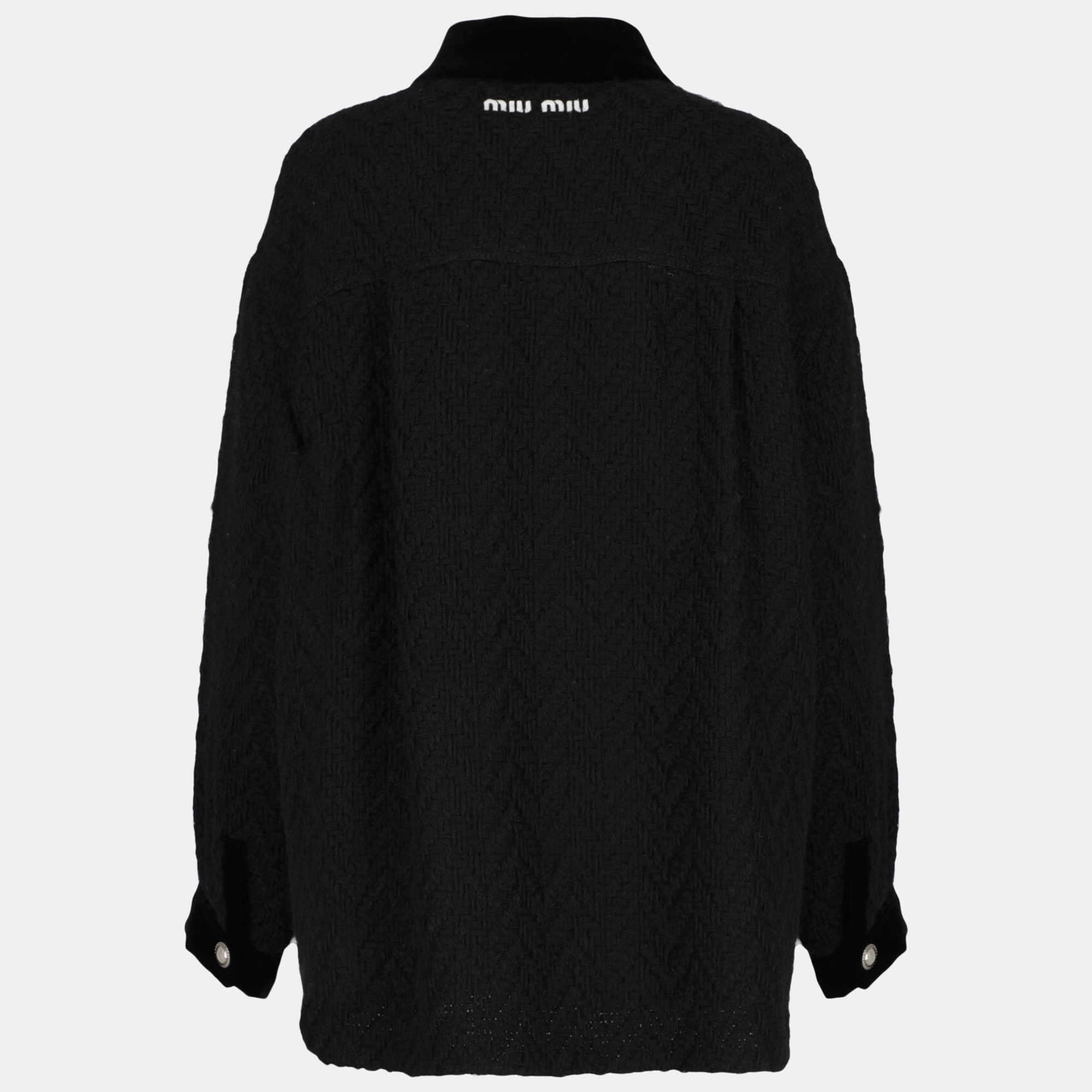 

Miu Miu Women' Wool Jacket - Black