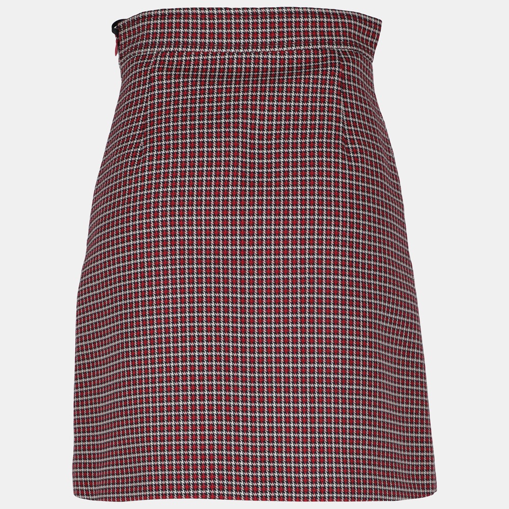 

Miu Miu Women's Wool Mini Skirt - Navy, Navy blue
