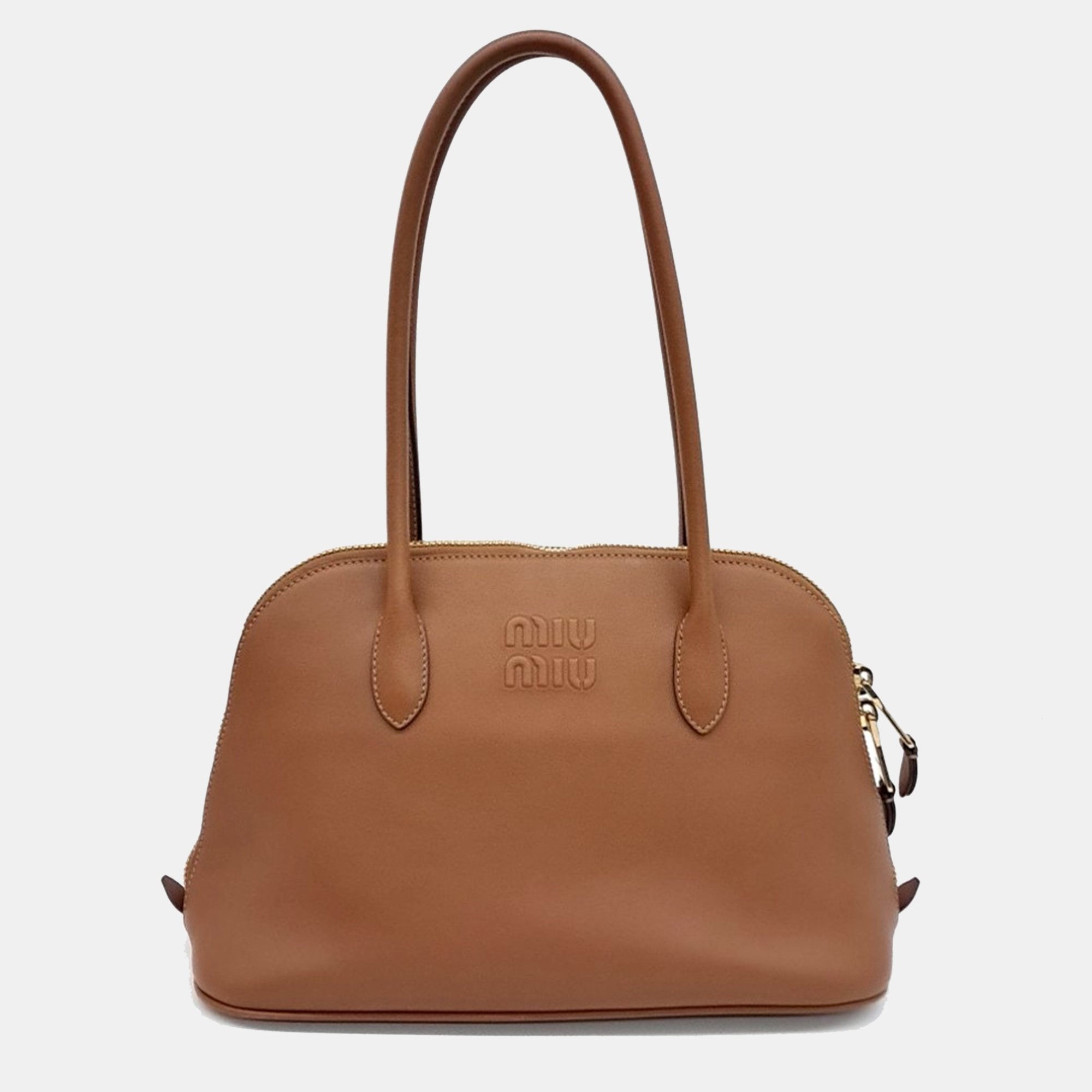 

Miu Miu Brown Leather Shoulder Bag