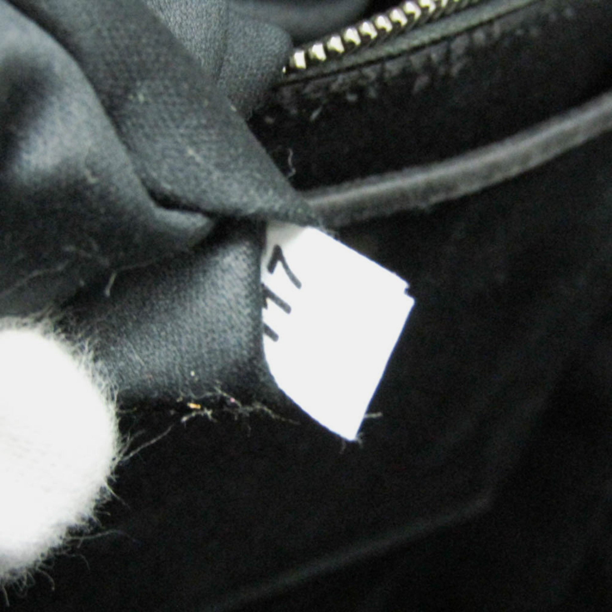 Miu Miu Black Nylon/Knit Cat Applique Backpack 