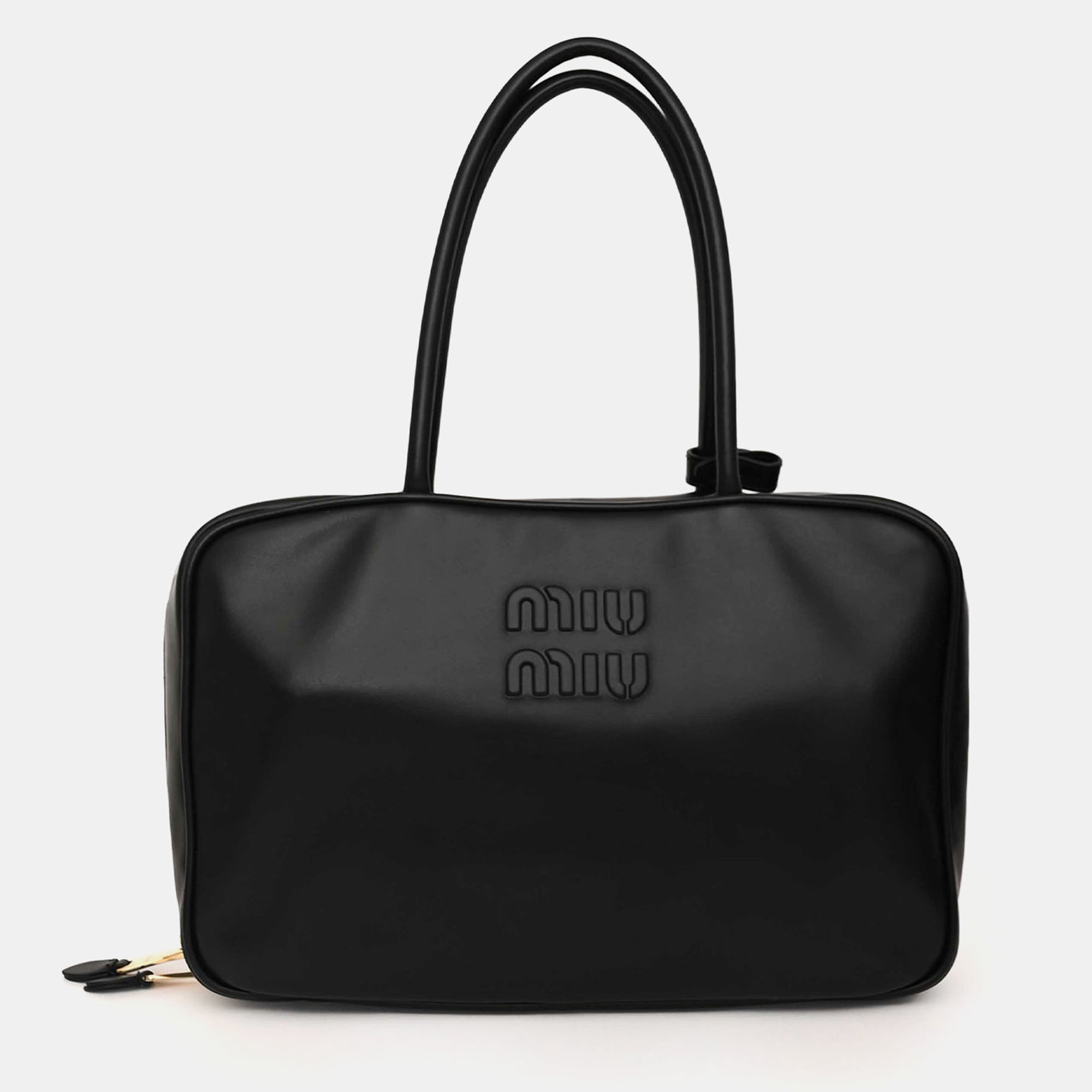 

Miu Miu Black Leather 'Beau' Shoulder Bag