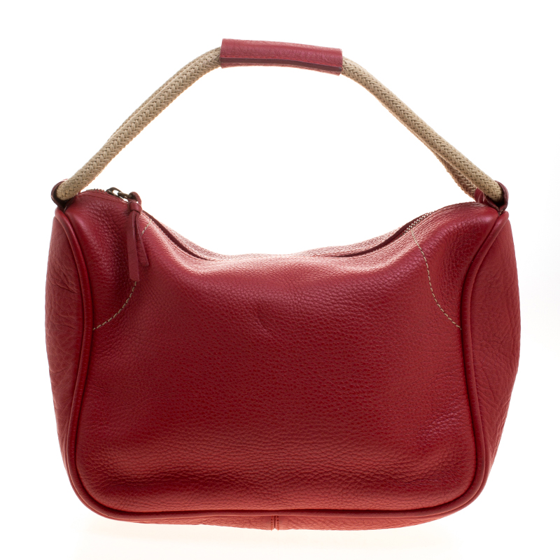 Miu Miu Red Leather Soulder Bag