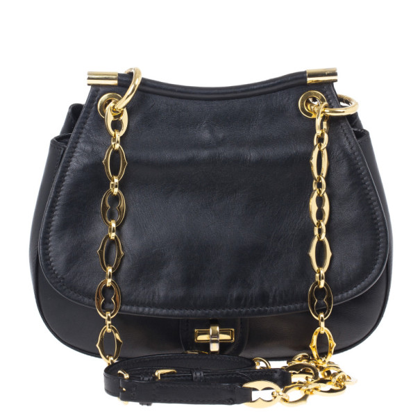 Pre Owned Miu Miu Chain Strap Shoulder Bag