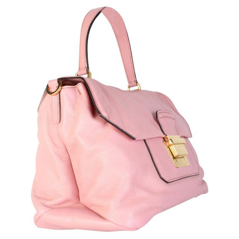 

Miu Miu Pink Calfskin Leather Bag