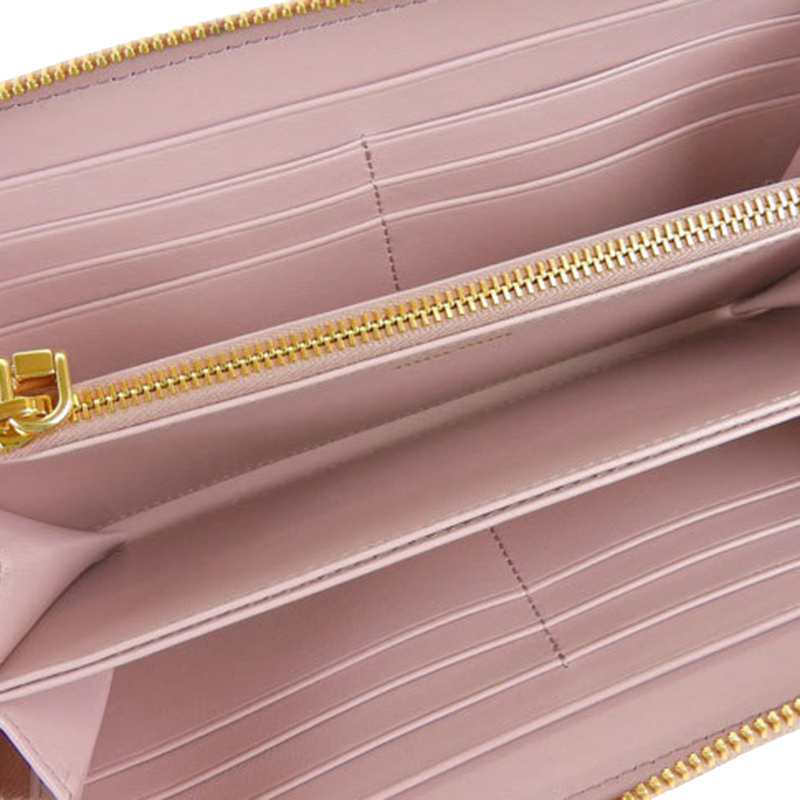 

Miu Miu White/Pink Leather Wallet