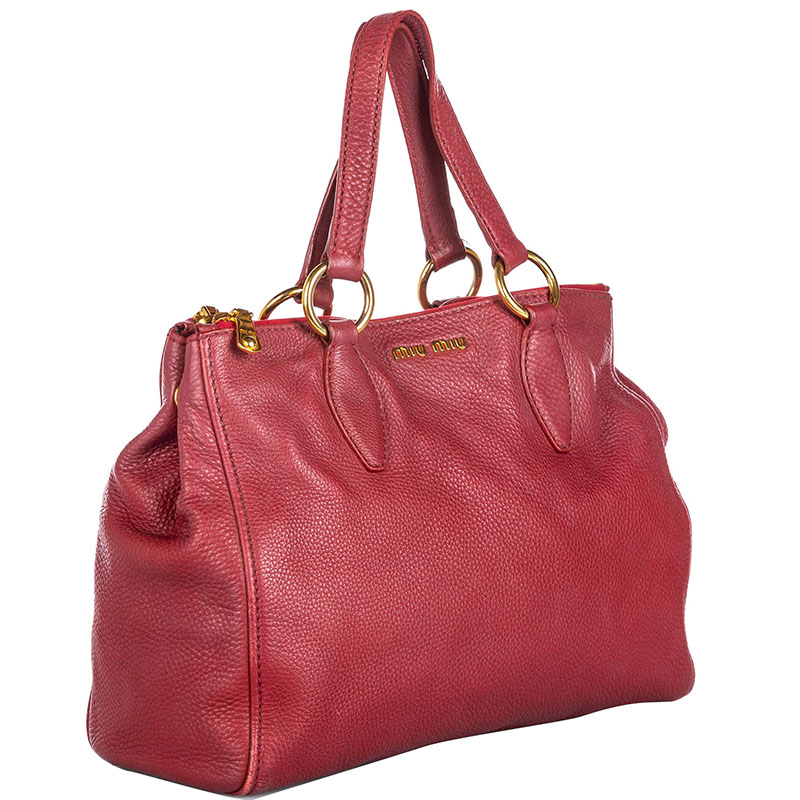 

Miu Miu Pink Leather Satchel