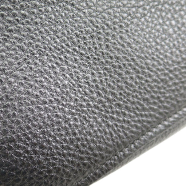 Pre Owned Miu Miu Black Leather Boston Bag