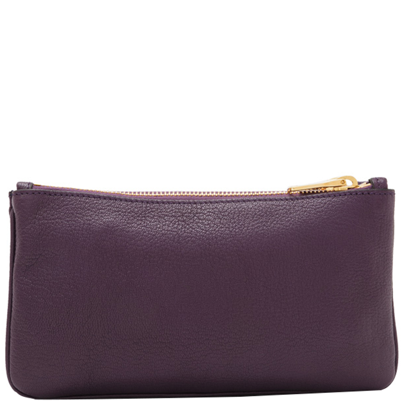 

Miu Miu Purple Leather Pgoatskin Madras Crossbody Bag