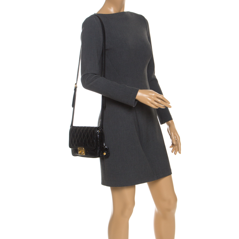 

Miu Miu Black Leather Crossbody Bag
