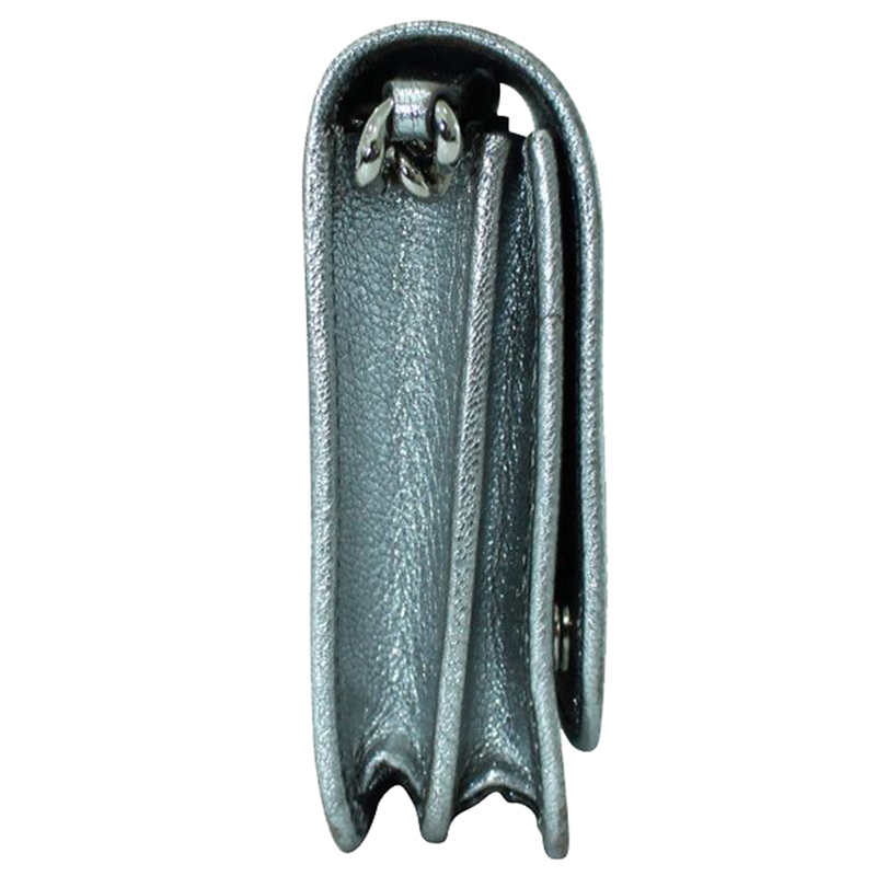 

Miu Miu Silver Metallic Leather  Shoulder Bag