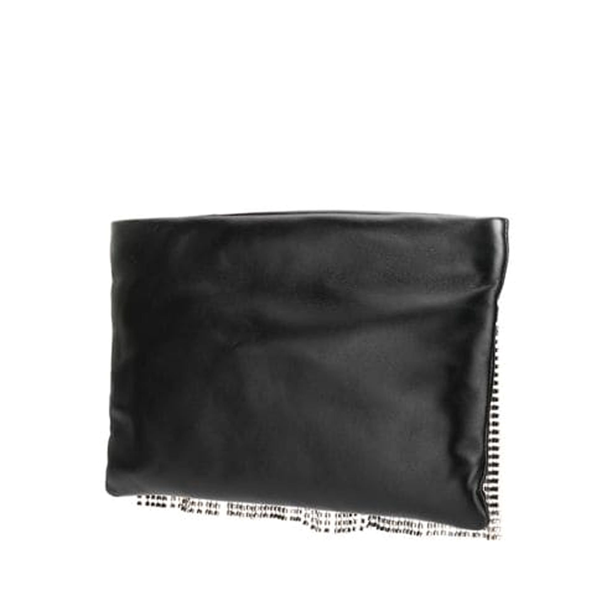 

Miu Miu Black Leather Embellished Clutch