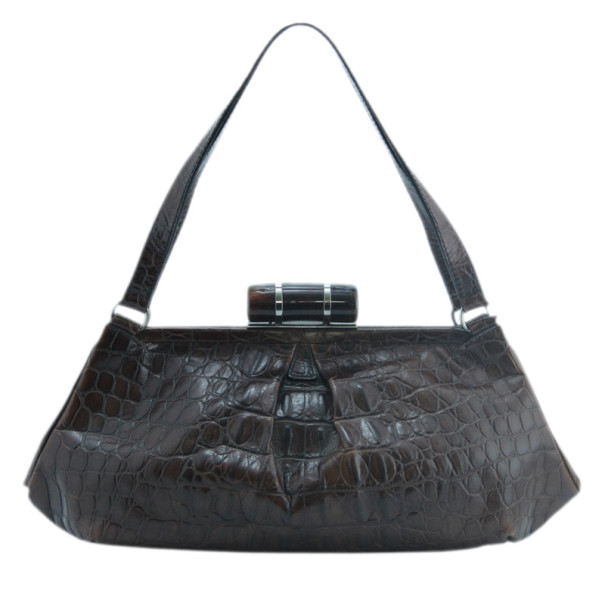 مملوكة مسبقًا Miu Miu Croc Embossed clutch